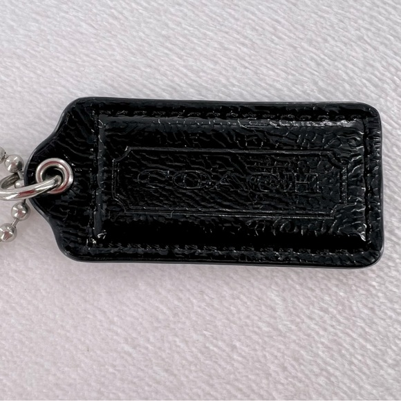 Coach Black Bag Tag - Picture 2 of 6